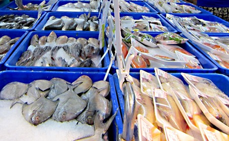 các sản phẩm từ thuỷ sản